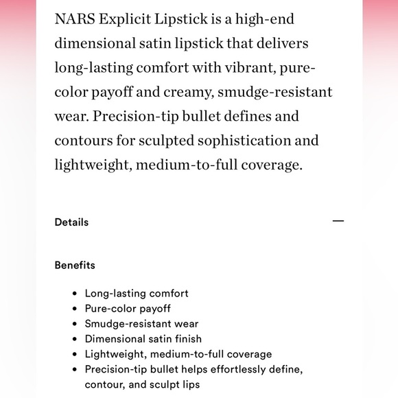 NARS Explicit Lipstick ‘Ravenous’ - Picture 7 of 9